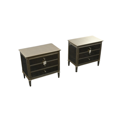 Caracole Antique Mirror Nightstand Set of 2, image 5
