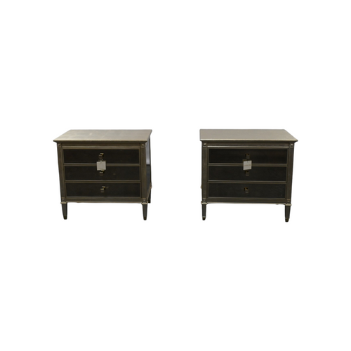 Caracole Antique Mirror Nightstand Set of 2, image 7