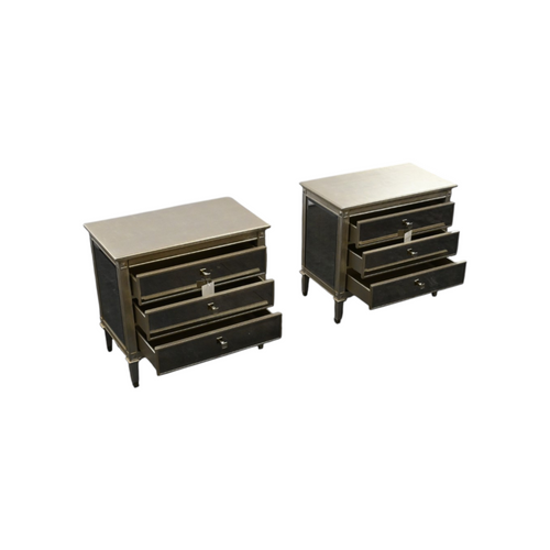Caracole Antique Mirror Nightstand Set of 2, image 8