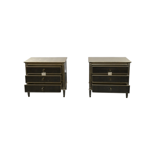 Caracole Antique Mirror Nightstand Set of 2, image 11