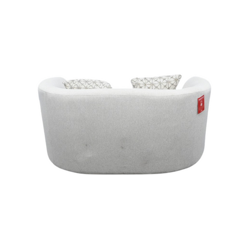 Wade Logan Ashleen Boucle Upholstered Sloped Arm Loveseat Latte, image 3