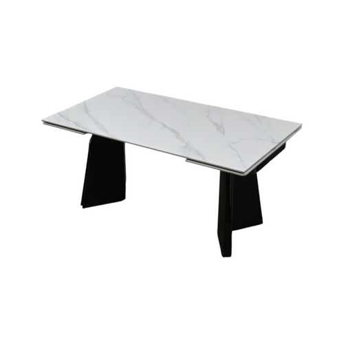 Mobital Prism Extendable Metal Base Dining Table, image 4