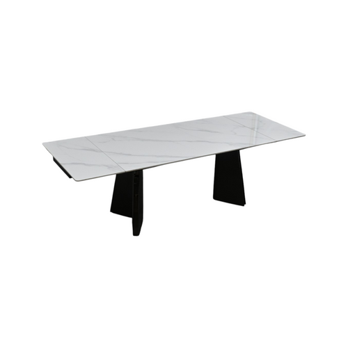 Mobital Prism Extendable Metal Base Dining Table, image 7