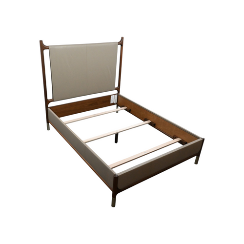 Stickley Walnut Grove Upholstered Platform Queen Bed, image 6