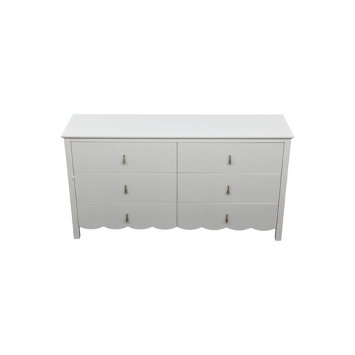 Birch Lane Sofia Wood 6 Drawer Reeded Dresser, image 3