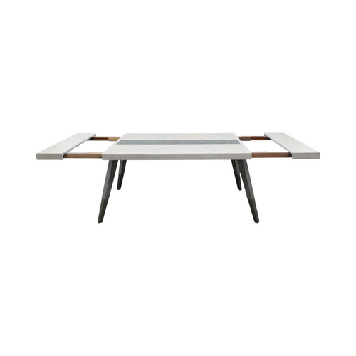 Corrigan Studio Carmena Extendable Solid Wood Base Dining Table, image 8