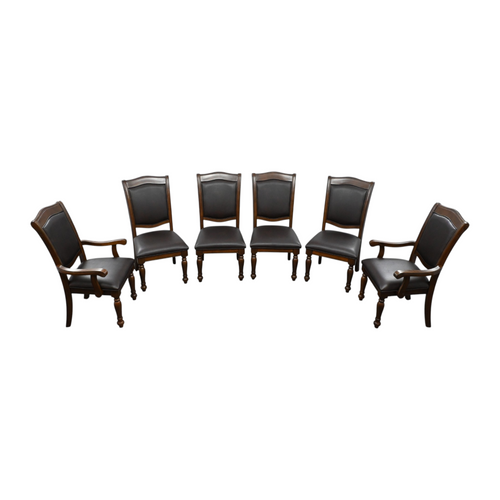 Red Barrel Studio Traditional Style Dining Armchairs Set of 6, image 3