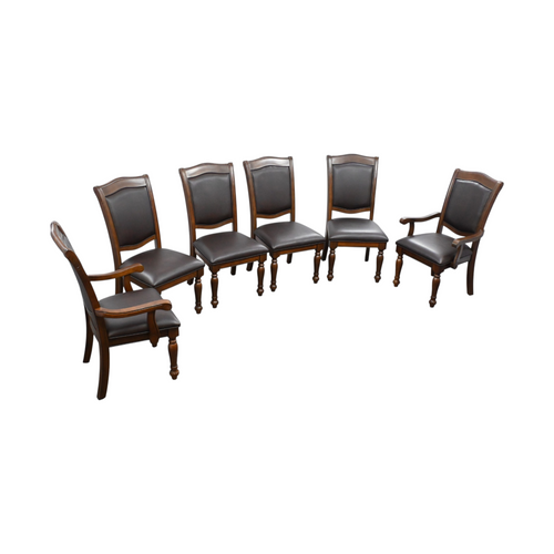 Red Barrel Studio Traditional Style Dining Armchairs Set of 6, image 4