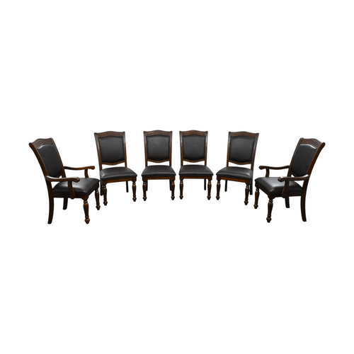 Red Barrel Studio Traditional Style Dining Armchairs Set of 6, image 2