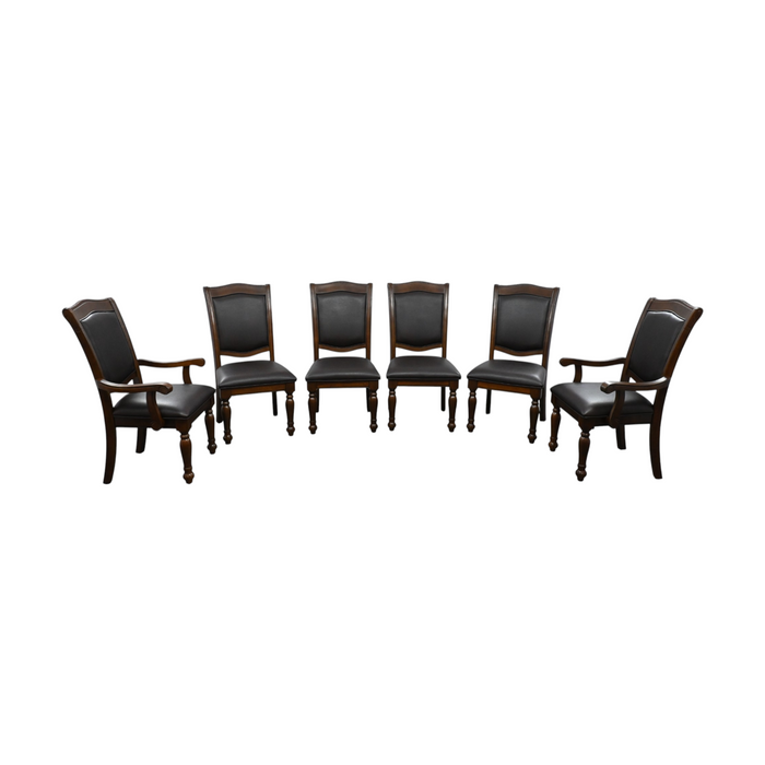 Red Barrel Studio Traditional Style Dining Armchairs Set of 6, image 2