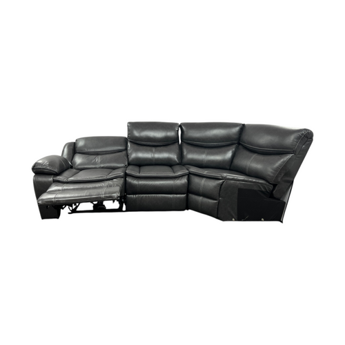 Hokku Designs Ibtissam Modern & Contemporary Faux Leather Power Reclining Sectional Sofa with USB and Charging Outlets, image 5