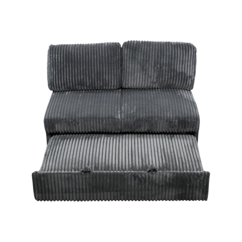 Ebern Designs George Upholstered Corduroy Sleeper Sofa, image 4