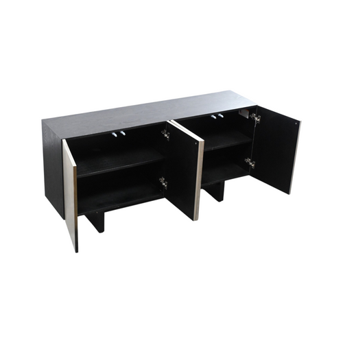 Ivy Bronx Keyvonna 63'' Sideboard With Silver Doors, image 6