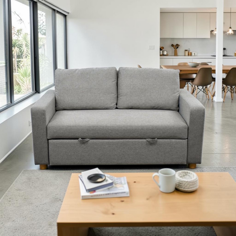 Serta Trinity Full Size Convertible Loveseat, Dream Coil Comfort, Easy Assembly
