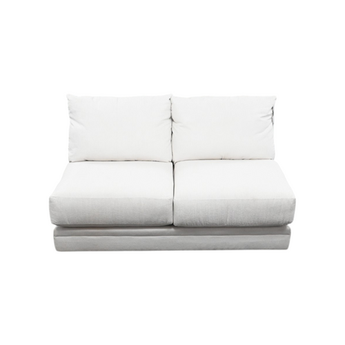 Jackson Furniture SM Polaris Fabric Armless Sofa in Sugar, image 2