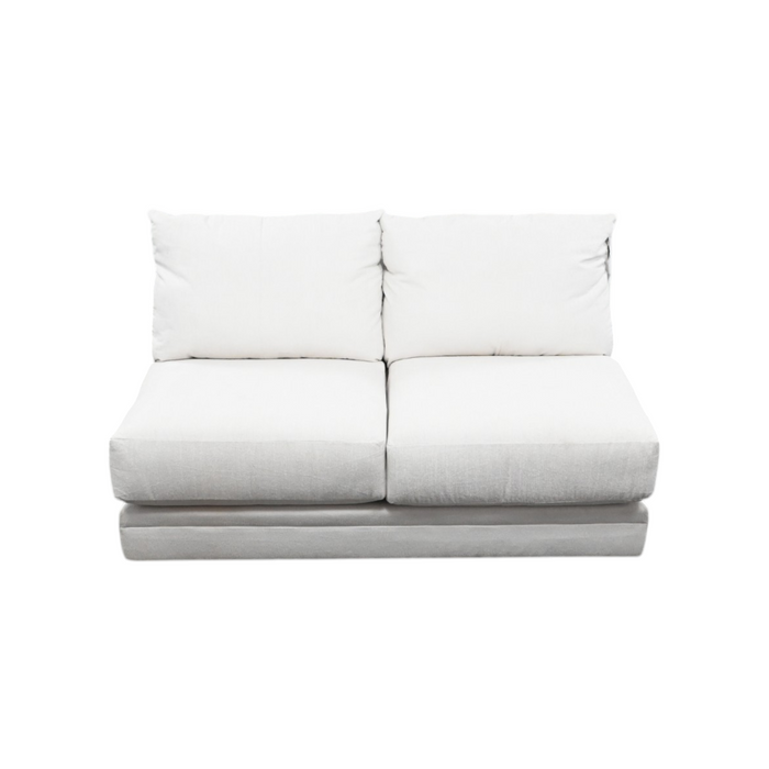 Jackson Furniture SM Polaris Fabric Armless Sofa in Sugar, image 2