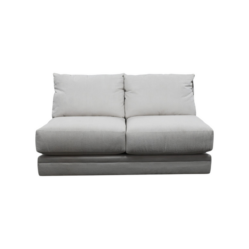 Jackson Furniture SM Polaris Fabric Armless Sofa in Sugar, image 4