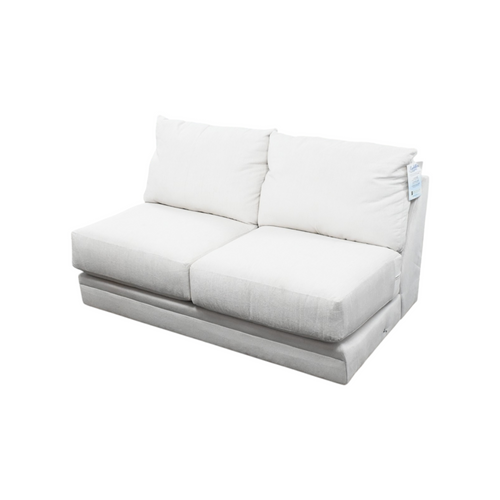 Jackson Furniture SM Polaris Fabric Armless Sofa in Sugar, image 5