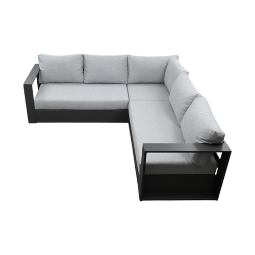 Modway Tahoe Outdoor Patio Powder-Coated Aluminum 3-Piece Sectional Sofa Set, image 4