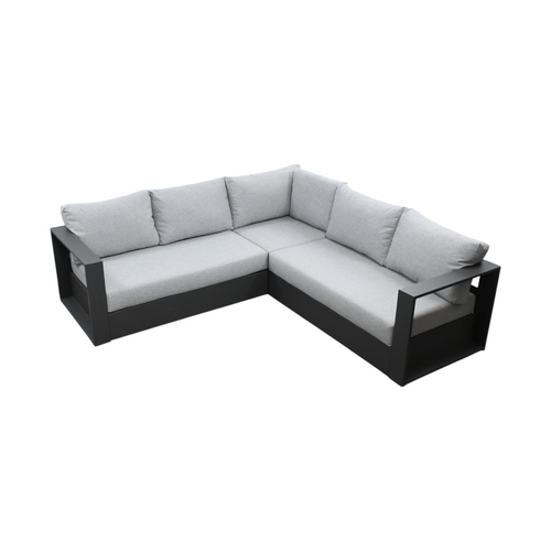 Modway Tahoe Outdoor Patio Powder-Coated Aluminum 3-Piece Sectional Sofa Set, image 2
