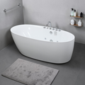 Empava Whirlpool Plastic / Acrylic Bathtub with Faucet EMPV-67AIS13