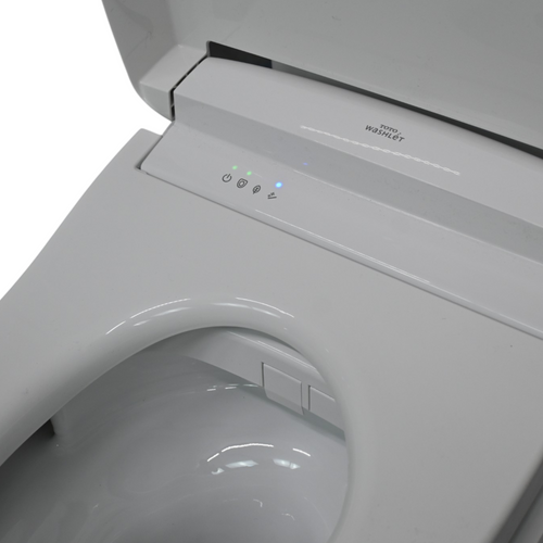 TOTO WASHLET®+ Aquia IV® Cube Two-Piece Elongated Dual Flush 1.28 and 0.9 GPF Toilet with S5 Bidet Seat, Cotton White - MW4363446CEMFGN#01 MW4363446CEMFGN#01, image 16