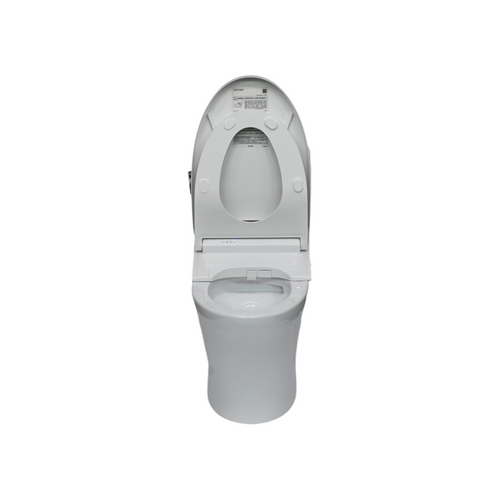 TOTO WASHLET®+ Aquia IV® Cube Two-Piece Elongated Dual Flush 1.28 and 0.9 GPF Toilet with S5 Bidet Seat, Cotton White - MW4363446CEMFGN#01 MW4363446CEMFGN#01, image 7