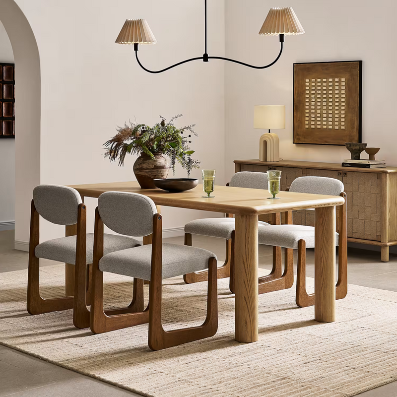 Castlery Ashen Dining Table, for 4 people