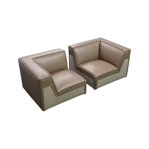Castlery Jonathan Leather Corner Couch Set of 2, image 8
