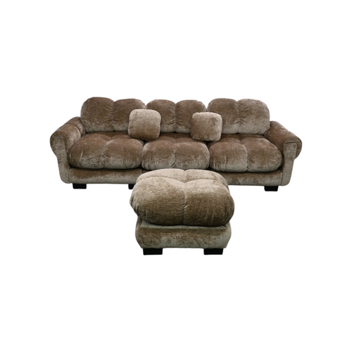 The AI Furniture Prince 3-Seater Sofa With 1 Ottoman, image 5