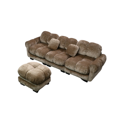 The AI Furniture Prince 3-Seater Sofa With 1 Ottoman, image 6