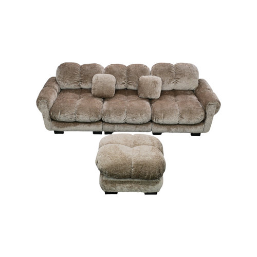 The AI Furniture Prince 3-Seater Sofa With 1 Ottoman, image 7