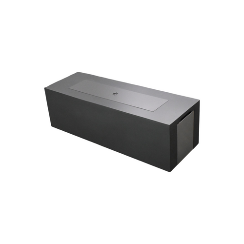 Brayden Studio Barnabe Rectangular Concrete Fire Pit With Built-In Storage Shelf And Gas Tank Seat, image 7