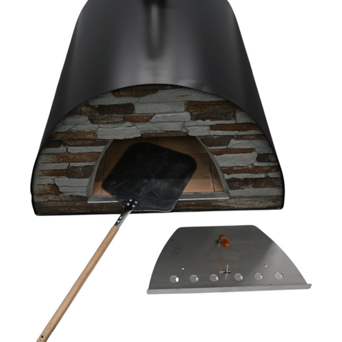 Authentic Pizza Ovens Stainless Steel Countertop Wood Burning Pizza Oven, image 13