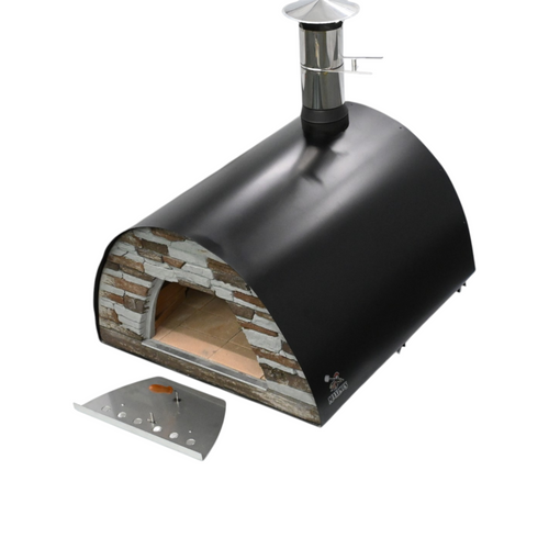 Authentic Pizza Ovens Stainless Steel Countertop Wood Burning Pizza Oven, image 12
