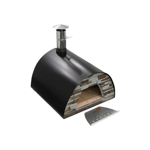 Authentic Pizza Ovens Stainless Steel Countertop Wood Burning Pizza Oven, image 8