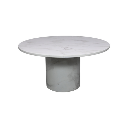 Wade Logan Burga Round Marble Dining Table, image 4