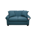 Edgecombe Furniture Finn Rolled Arm Sofa Bed Loveseat with Reversible Cushions