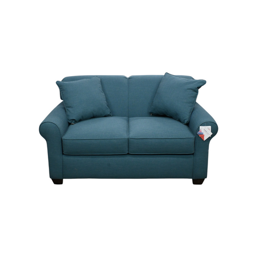 Edgecombe Furniture Finn Rolled Arm Sofa Bed Loveseat with Reversible Cushions, image 1