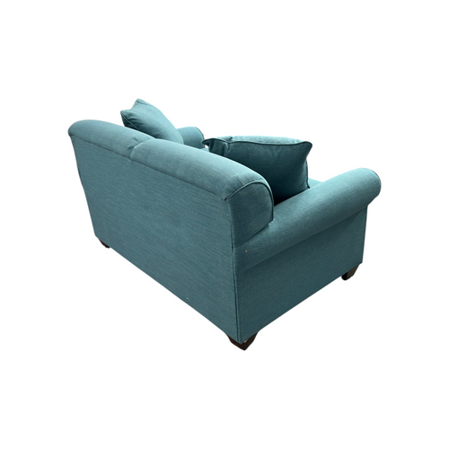 Edgecombe Furniture Finn Rolled Arm Sofa Bed Loveseat with Reversible Cushions, image 2