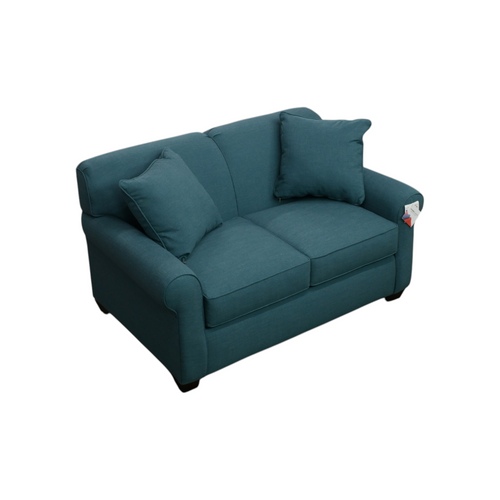 Edgecombe Furniture Finn Rolled Arm Sofa Bed Loveseat with Reversible Cushions, image 4