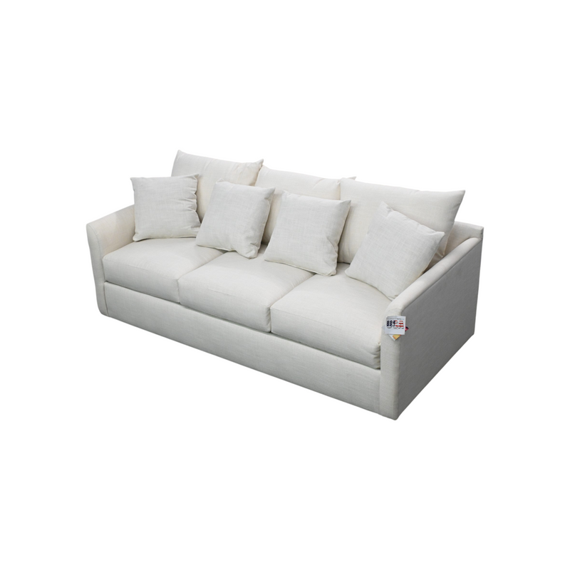 Nook Home Atlanta Modern Gigi Linen Polyester Blend 3-seater Sofa
