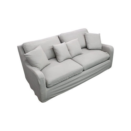 Klaussner Bentley Fabric Upholstered Slipcover Sofa with Accent Pillows, image 4