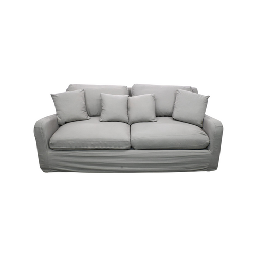 Klaussner Bentley Fabric Upholstered Slipcover Sofa with Accent Pillows, image 2