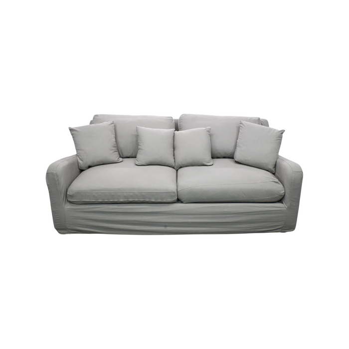 Klaussner Bentley Fabric Upholstered Slipcover Sofa with Accent Pillows, image 2