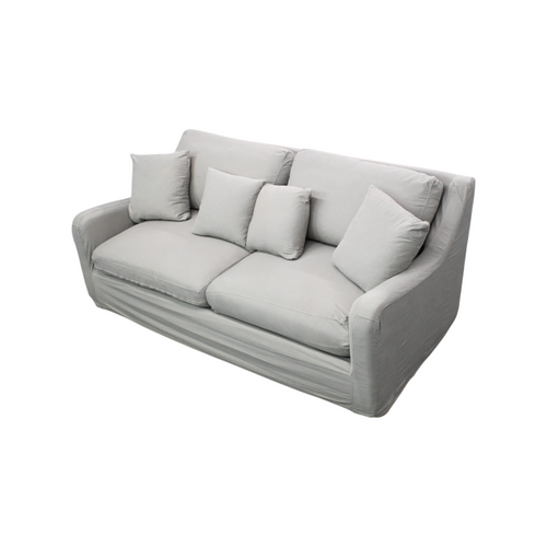 Klaussner Bentley Fabric Upholstered Slipcover Sofa with Accent Pillows, image 5