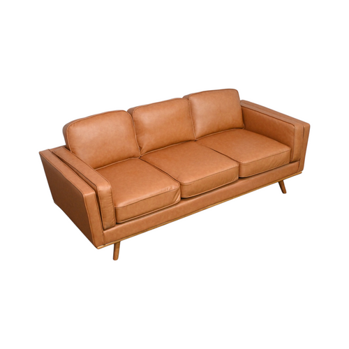 George Oliver Reeves Vegan Leather Sofa, image 5