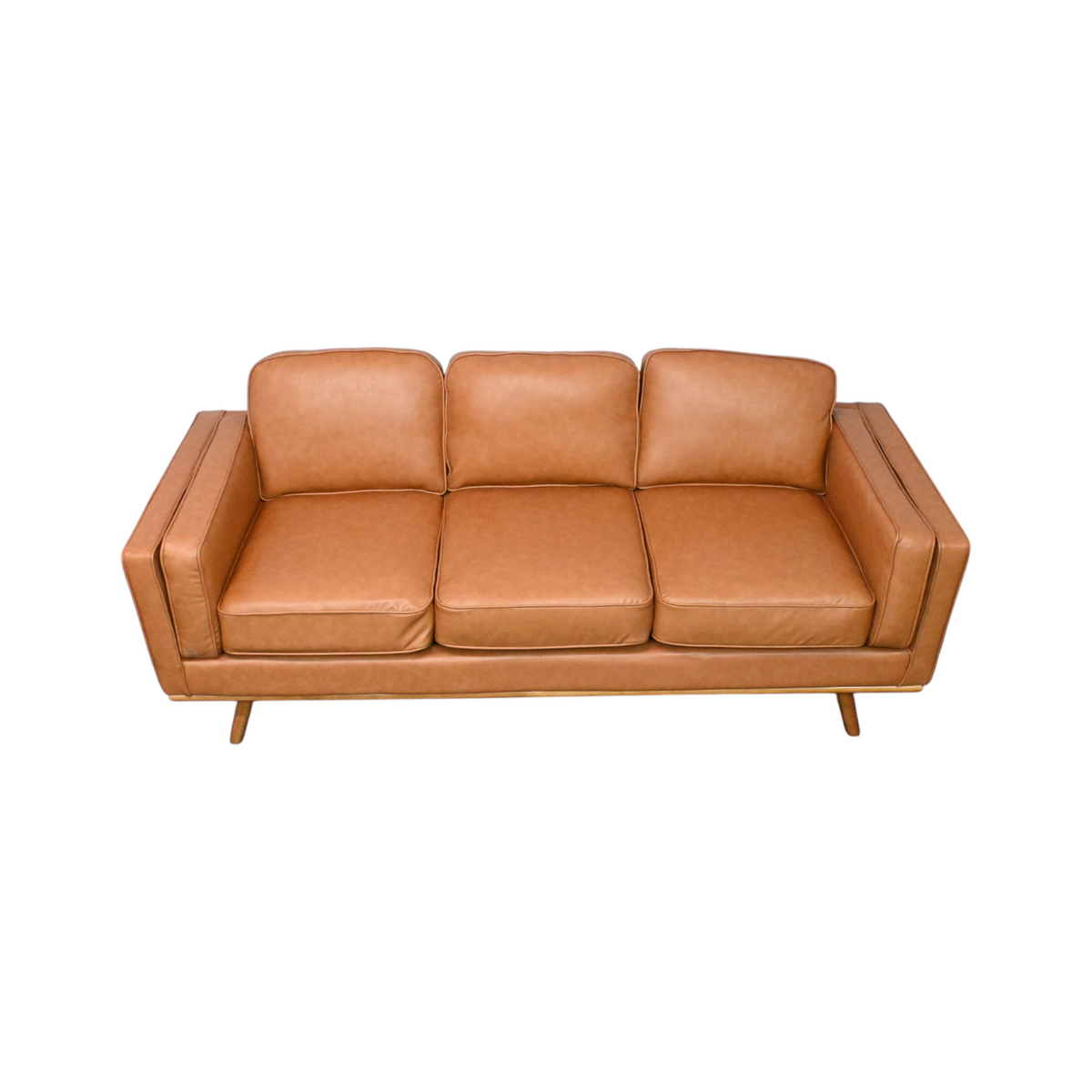 George Oliver Reeves Vegan Leather Sofa