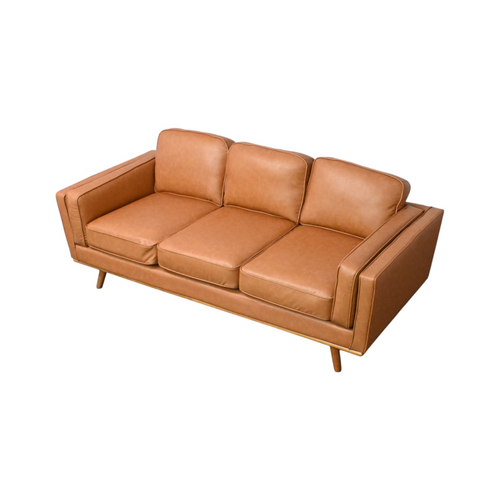 George Oliver Reeves Vegan Leather Sofa, image 4