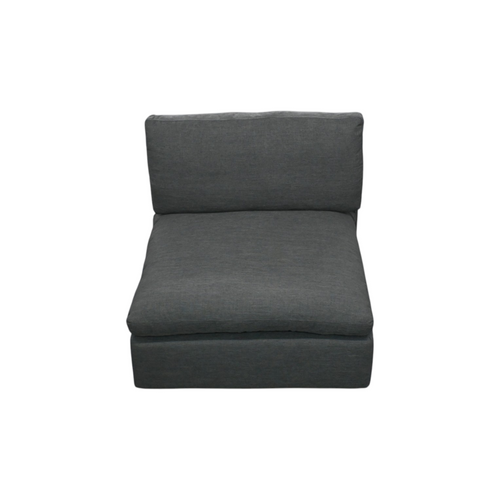 Modway Commix Down Filled Overstuffed Armless Chair in Gray, image 3